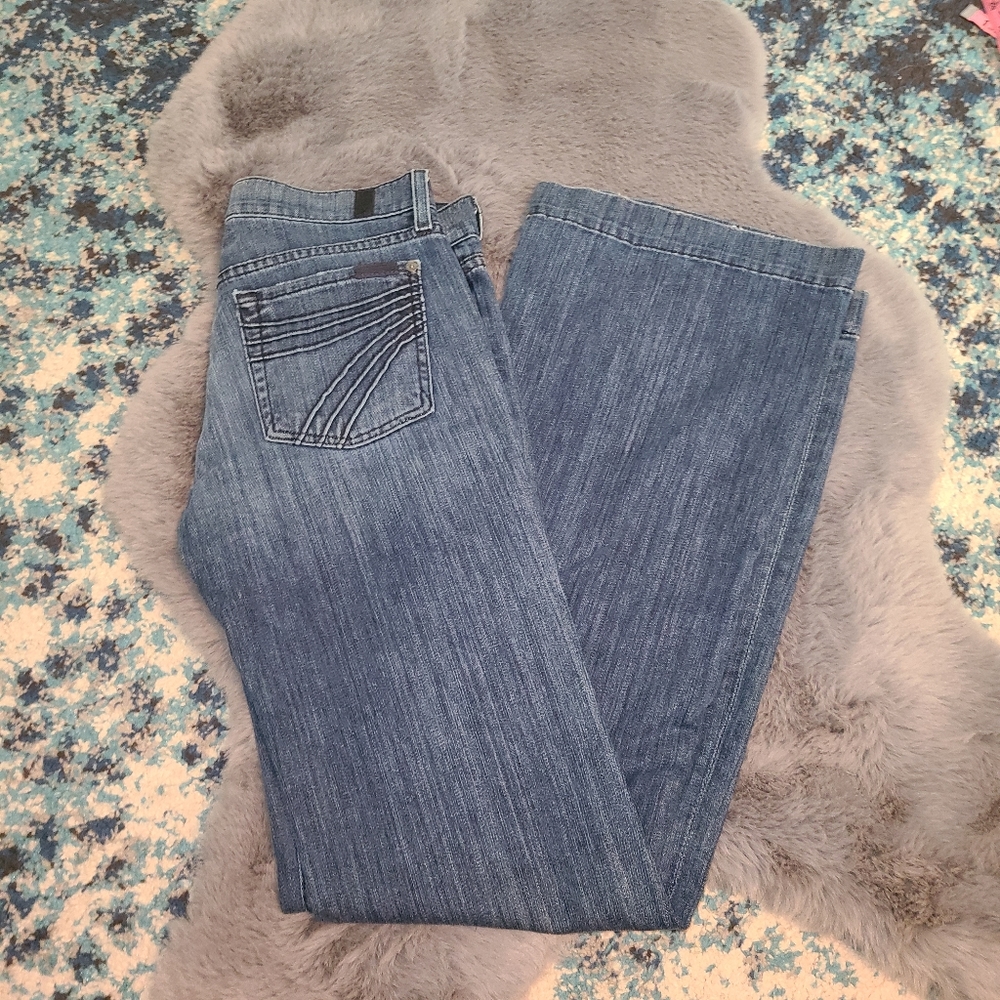 7 For All Mankind Dojo Flare Jeans